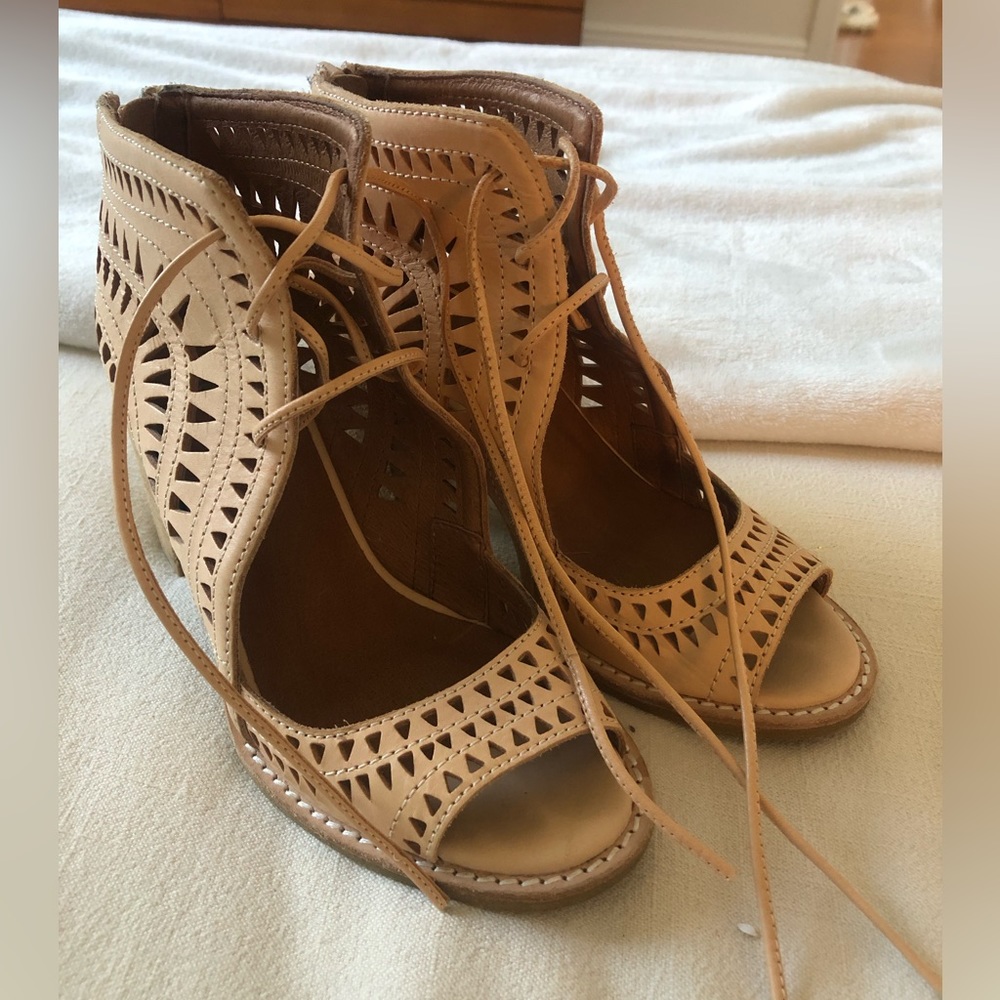 Jeffrey Campbell Rodillo laser cut heels